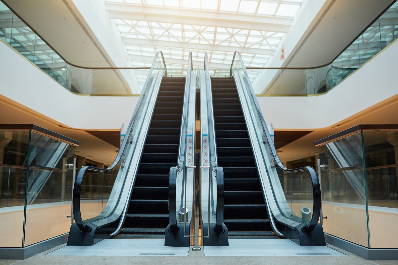 Graphic Escalator Background
