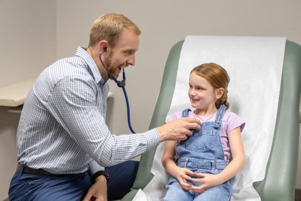 Brett w sadie stethoscope